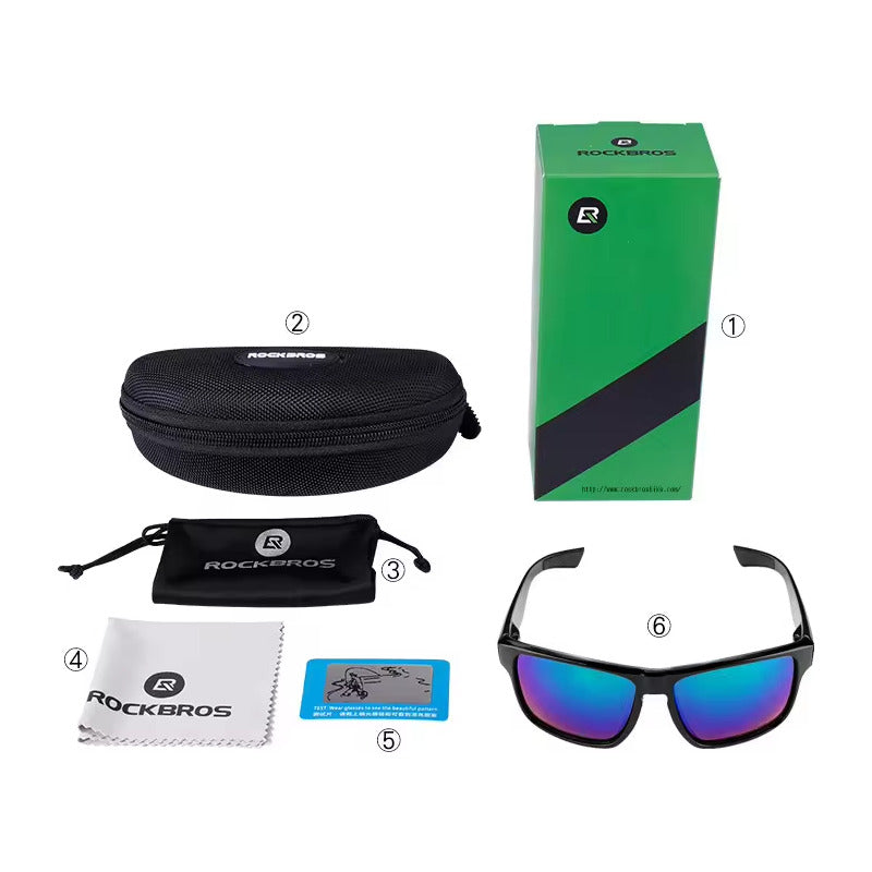 Lentes Gafas Deportivas Polarizados Certificados Rockbros Mi tienda-Repuesto-de-bicicleta
