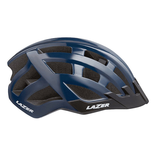 Casco Bicicleta Lazer Dlx Blue Certificado Con Luz Mtb Ruta Mi tienda-Repuesto-de-bicicleta