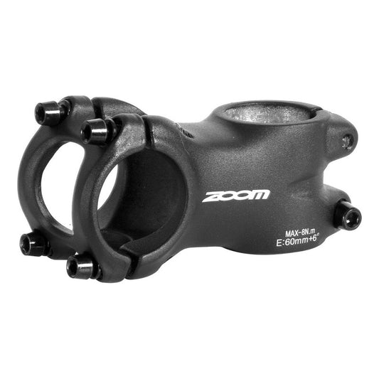 Tee Potencia Zoom 28.6 X 31.8 Aluminio Cnc 40mm A 90mm Mtb Negro 6 Cm 6