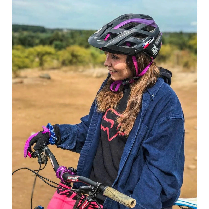 Casco Bicicleta Certificado Trip Mujer Fidlock Black Purple - Black Purple - S/m