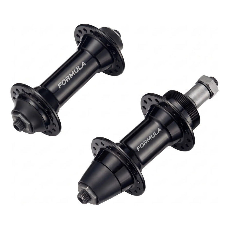 Par Mazas Bicicleta Formula Rosca Atornillada Con Ejes 36h Negro