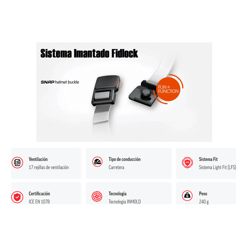 Casco Bicicleta Certificado Rideland Slk20 Black Mtb Ruta - Negro - M / L 58-61cm