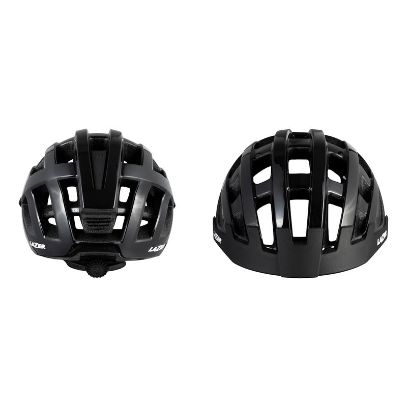 Casco Bicicleta Lazer Compact Black Certificado Mtb Ruta Mi tienda-Repuesto-de-bicicleta