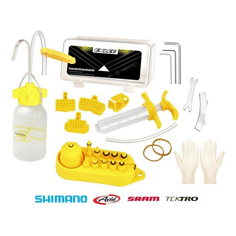 Kit Completo Sangrado Frenos Universal Con Aceite Mineral Mi tienda-Repuesto-de-bicicleta