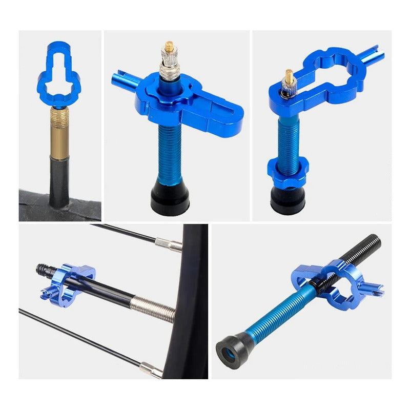 Conversion Valvula Francesa Presta A Llanta Auto Shreader Mi tienda-Repuesto-de-bicicleta