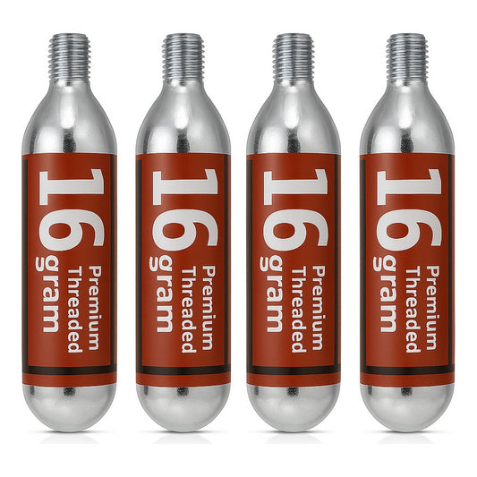 Pack 4 Cilindros Cartuchos Co2 16 Gramos C/ Rosca Ciclismo Mi tienda-Repuesto-de-bicicleta
