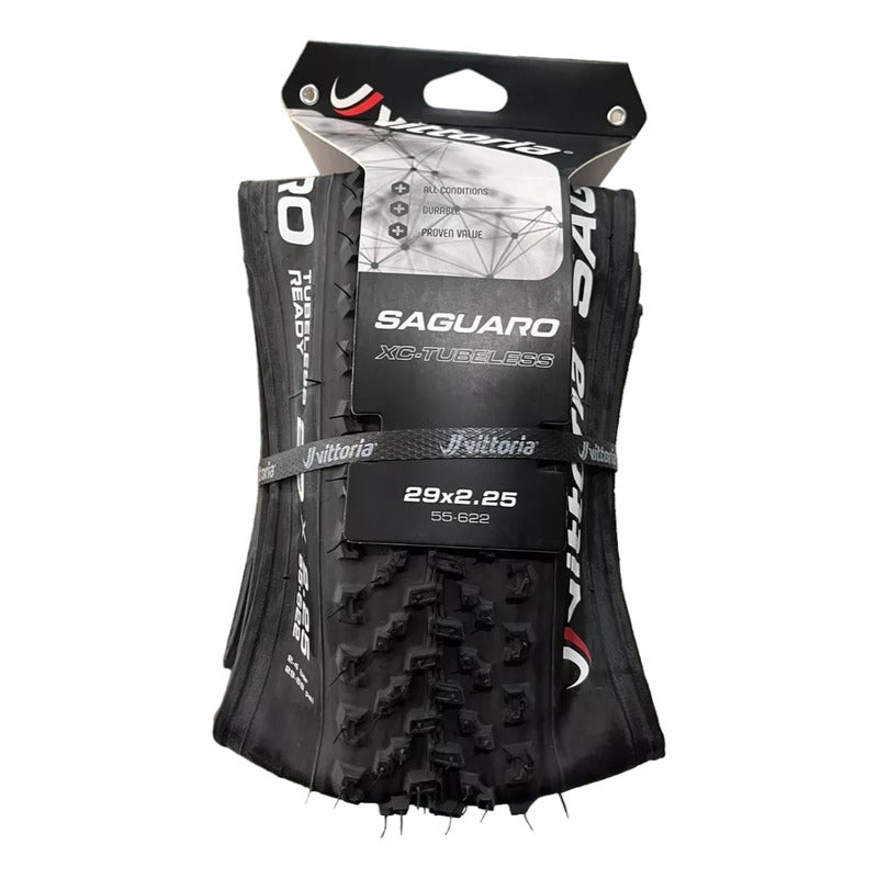 Neumatico Aro 29 X 2.25 Vittoria Saguaro Xc Black Tubeless Mi tienda-Repuesto-de-bicicleta