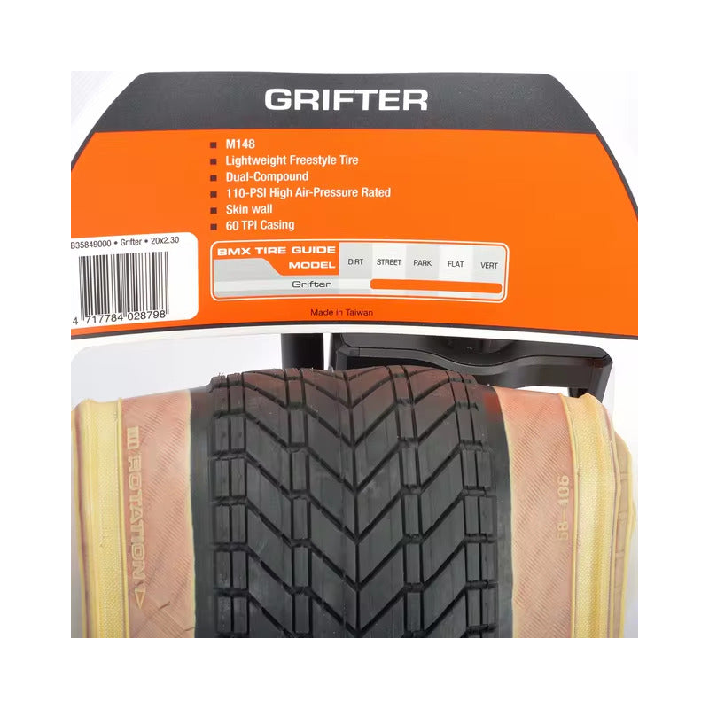 Neumatico Aro 20 X 2.30 Maxxis Grifter Exo Skinwall Bmx Mi tienda-Repuesto-de-bicicleta