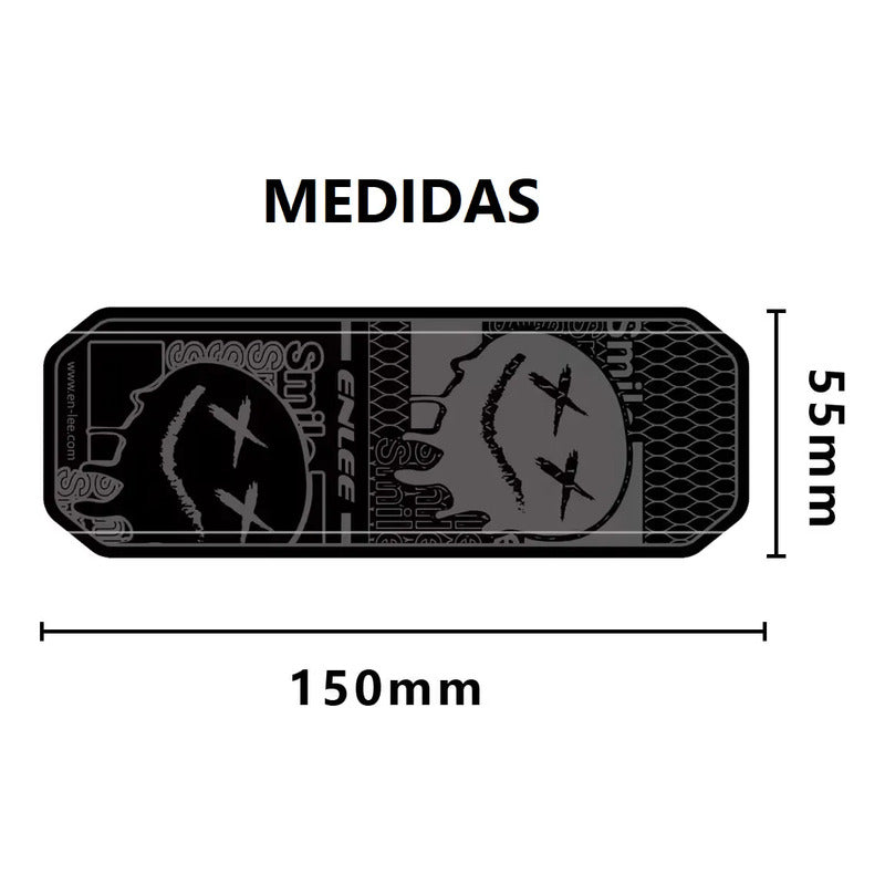 Cubre Tubo Protector Cuadro 3d Pp5 Adhesivo Dh Enduro Mtb Xc Negro