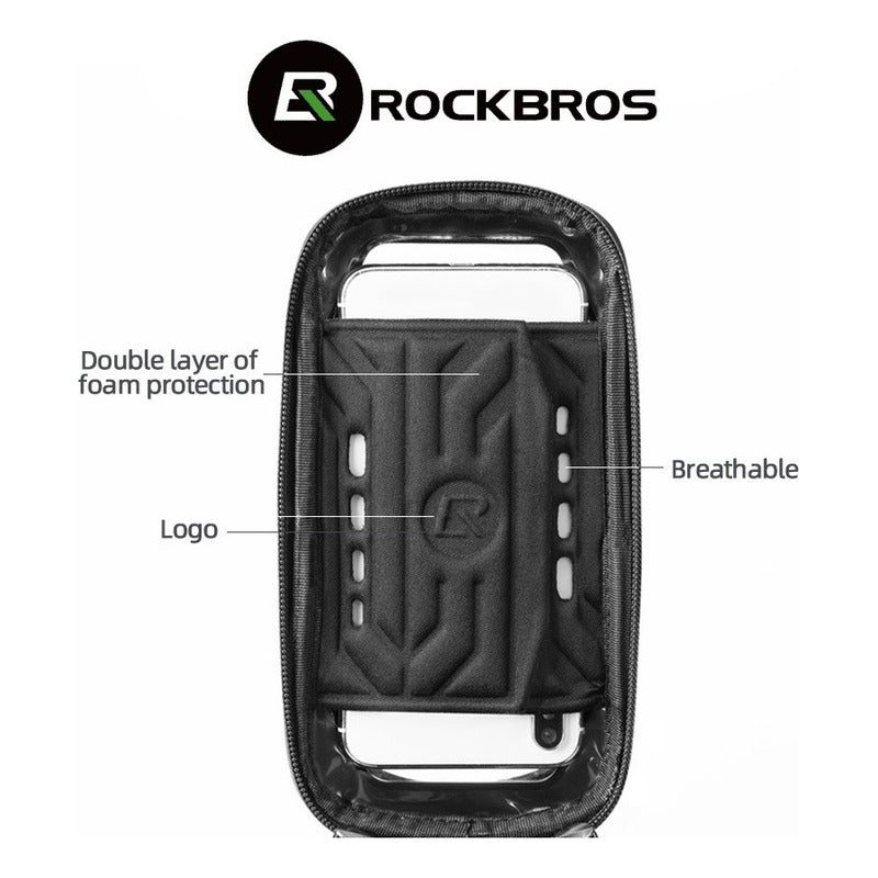 Bolso Bicicleta Porta Celular Impermeable Rockbros
