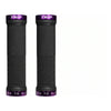 Puños Bicicleta Trip Lock Grips Antideslizante Black Purple Negro / Morado