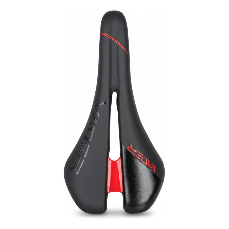 Sillin Asiento Bicicleta Prostatico Ergonomico Vader Negro Ruta - Mtb