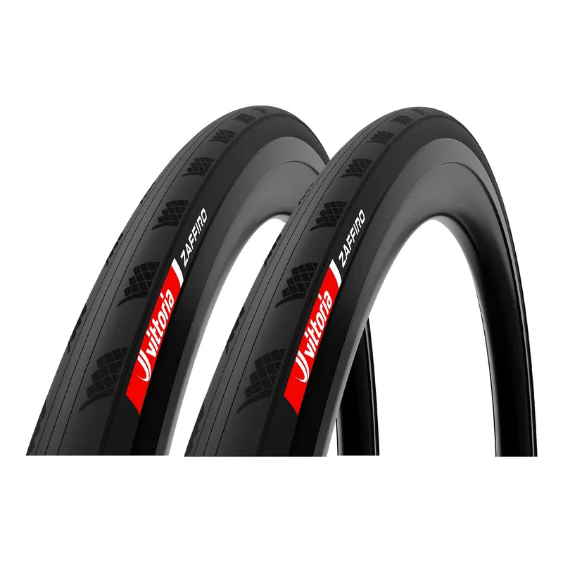 Pack 2 Neumaticos Aro 700 X 25c Vittoria Zaffiro V Ruta Negro