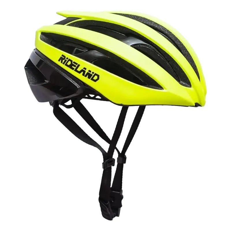 Casco Bicicleta Certificado Rideland Slk20 Yellow Mtb Ruta Amarillo S / M 54-58cm