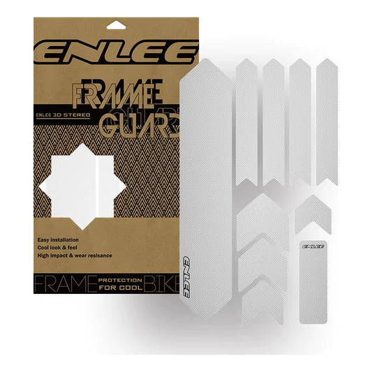 Kit Proteccion Para Cuadro Marcos De Bicicleta Adhesivo 3d Transparente