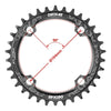 Corona Monoplato Narrow Wide Deckas 36t 104bcd Redonda 8-12v Mi tienda-Repuesto-de-bicicleta