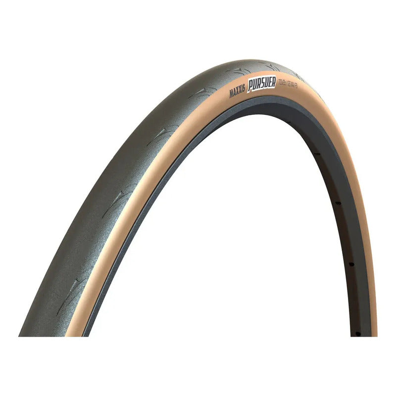 Neumatico 700x28c Maxxis Pursuer Tanwall Kevlar 60tpi Ruta Marrón/negro