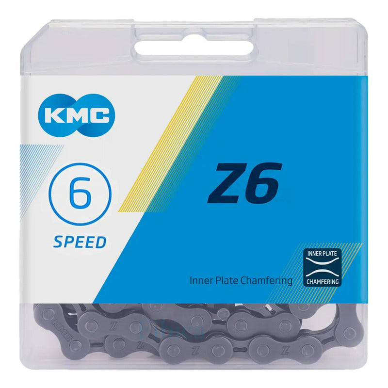 Cadena Kmc Z6 6v 7v 8v Velocidades 1/2 X 3/32 116 Eslabones Mi tienda-Repuesto-de-bicicleta