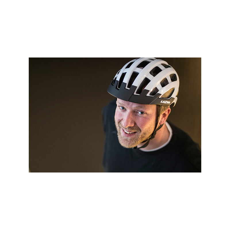 Casco Bicicleta Lazer Compact White Certificado Mtb Ruta Mi tienda-Repuesto-de-bicicleta