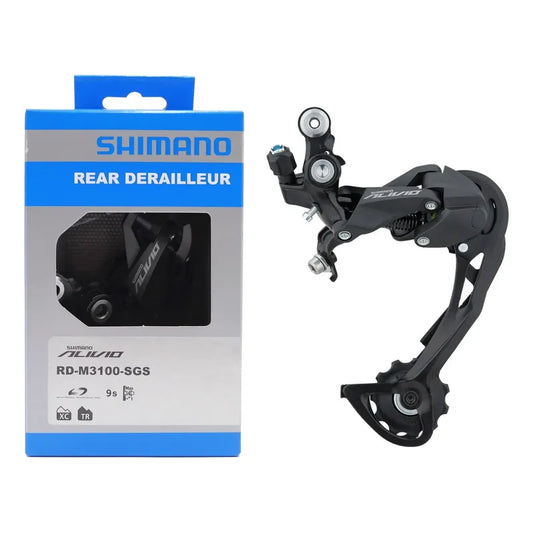 Cambio Trasero Shimano Alivio M3100 Sgs Caja Larga Original Negro Sgs