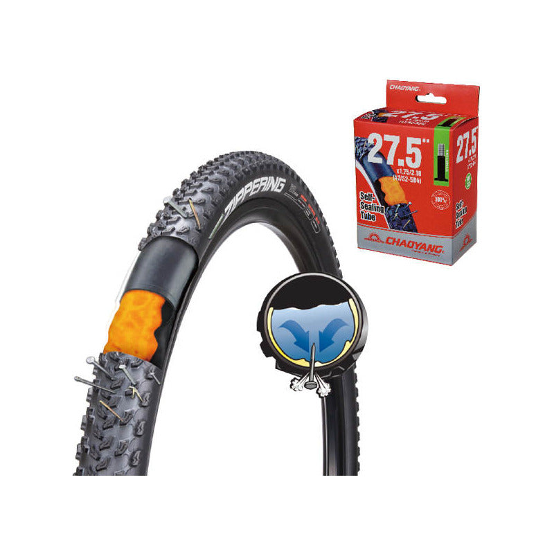 Camara Chaoyang 27.5 X1.75/2.10 Liquido Antipinchazo V. Auto Mi tienda-Repuesto-de-bicicleta