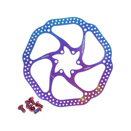 Disco Rotor De Freno 160mm 6 Pernos Tornasol Multicolor Mi tienda-Repuesto-de-bicicleta