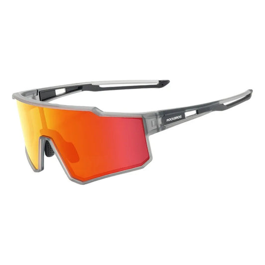 Lentes Polarizados Rockbros Certificados Ciclismo Running Polarizado Gris Oscuro