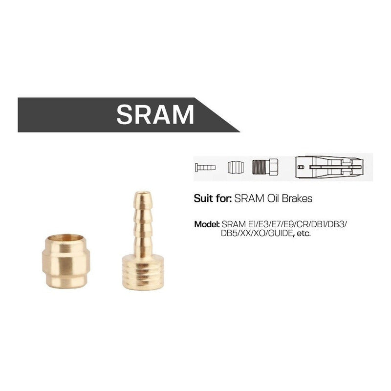 Flexible De Freno Hidraulico 2.5 Metros Para Sram Mi tienda-Repuesto-de-bicicleta