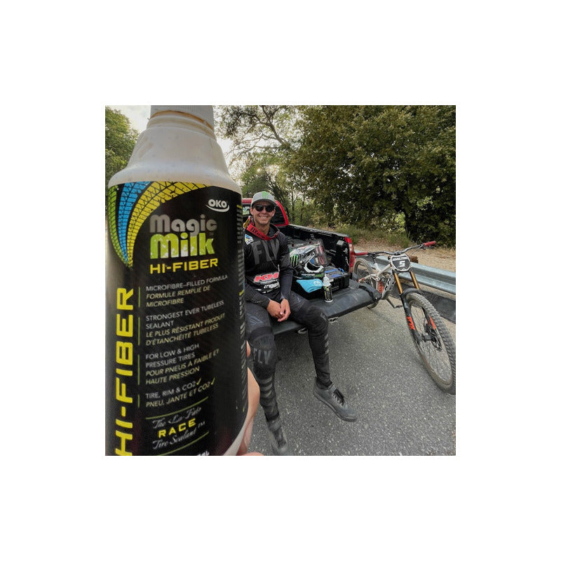 Liquido Sellante Tubular Antipinchazo Magic Milk Fibra 250ml Mi tienda-Repuesto-de-bicicleta