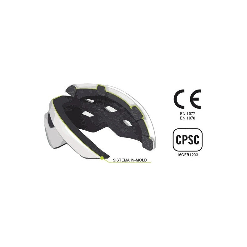 Casco Bicicleta Certificado Trip Mujer Fidlock Purple Blue Violeta S/m