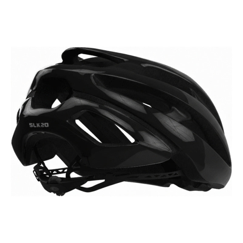 Casco Bicicleta Certificado Rideland Slk20 Black Mtb Ruta - Negro - M / L 58-61cm