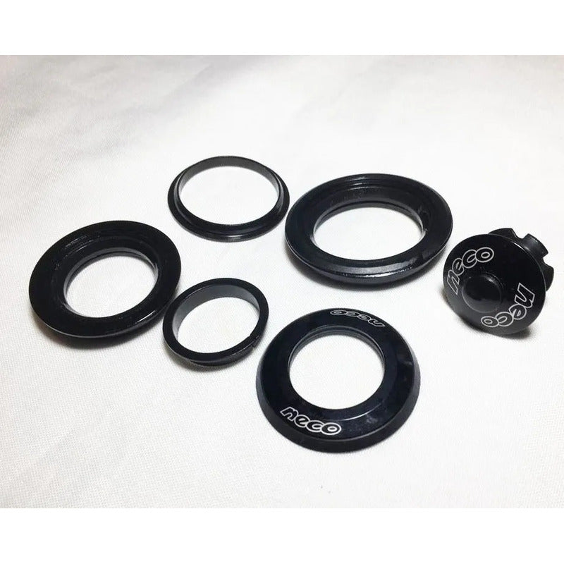 Juego Dirección Bicicleta Neco Cónico Semi-integrado 55x44mm Mi tienda-Repuesto-de-bicicleta