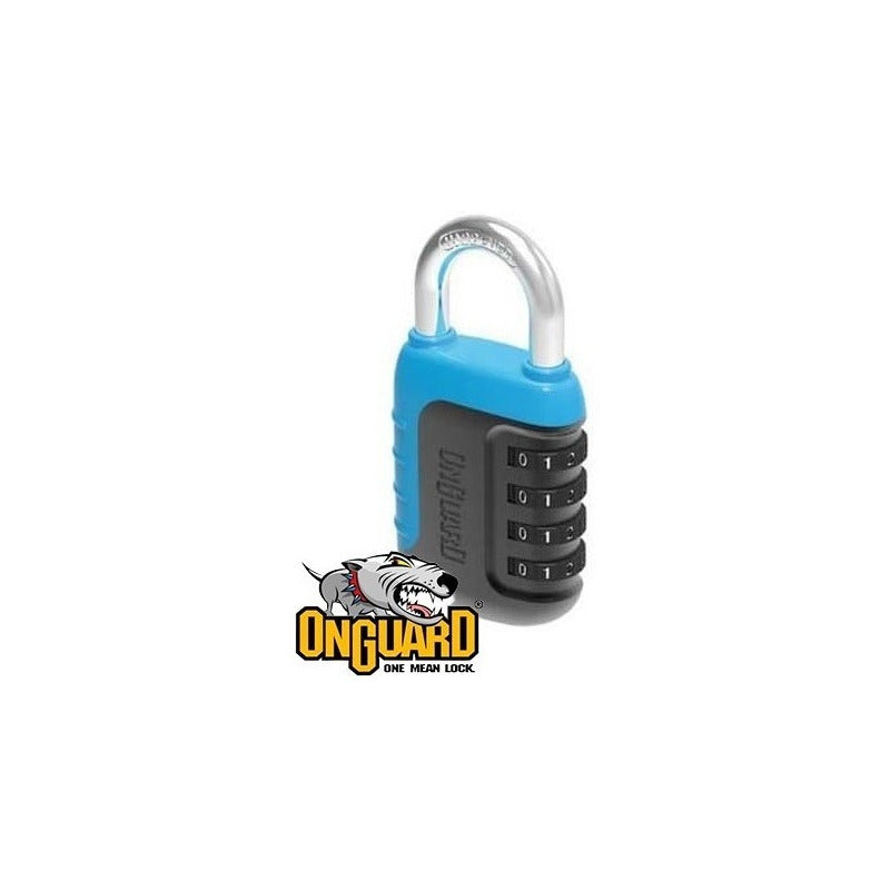 Candado Seguridad Bicicleta Onguard Padlock Neon Combinacion Mi tienda-Repuesto-de-bicicleta