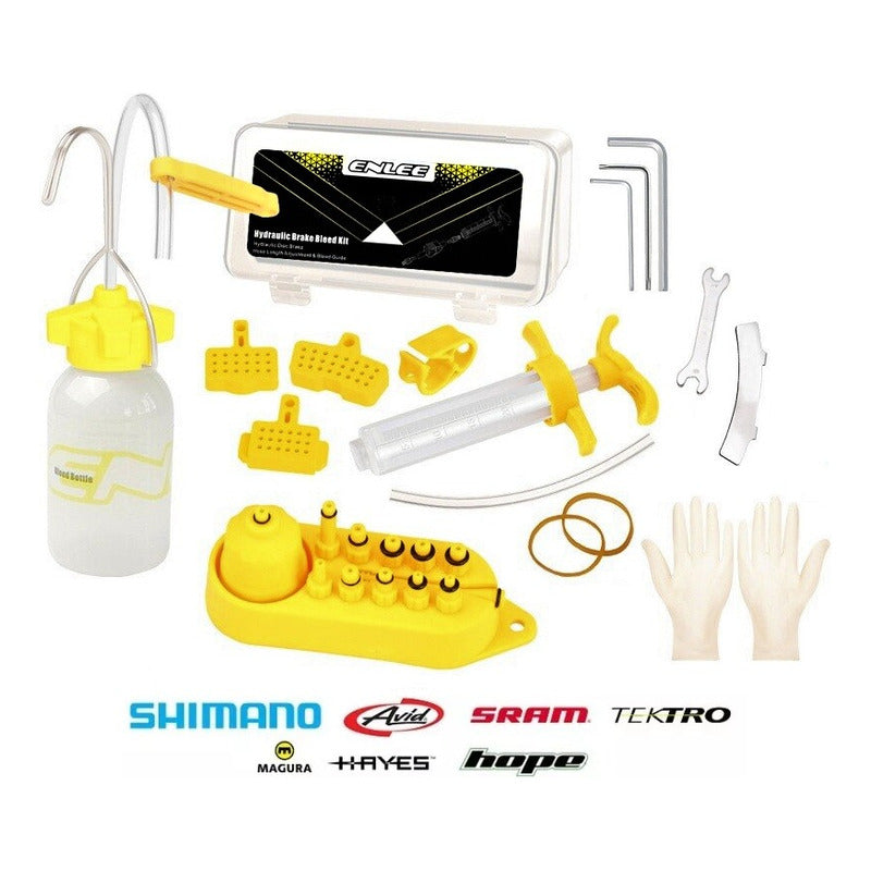 Kit Completo Sangrado Purgado Frenos Shimano Sram Tektro Mtb Mi tienda-Repuesto-de-bicicleta