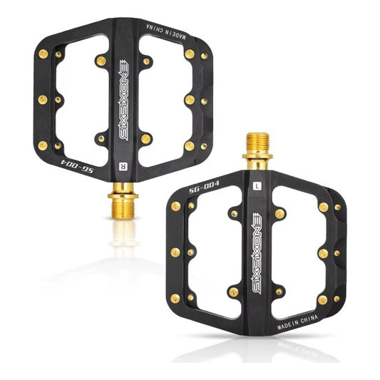 Pedales Bicicleta Sixsixone 661 Aluminio Con Pines Mtb - Negro