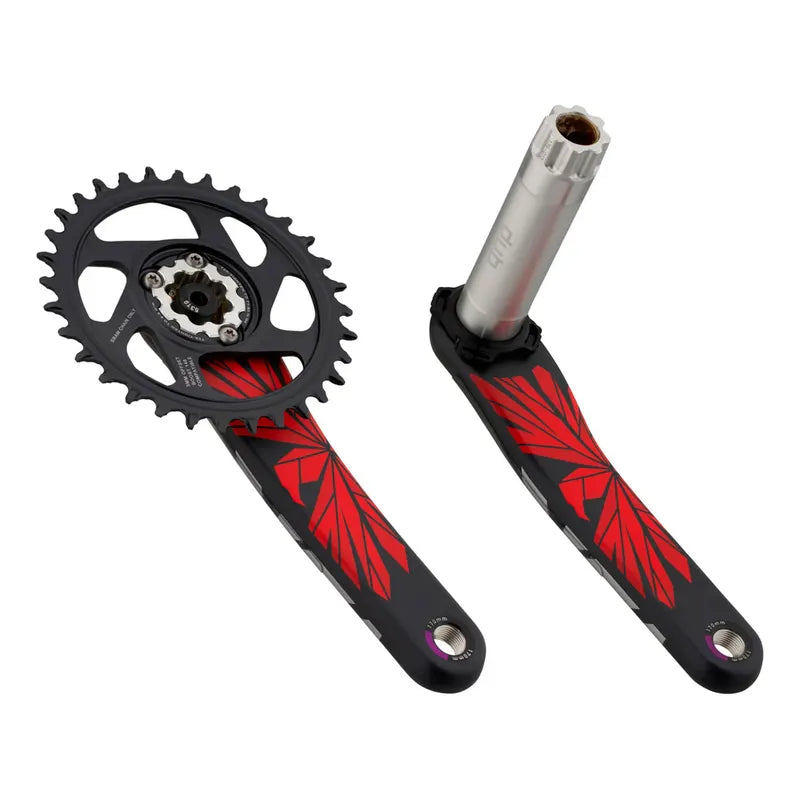 Volante Sram Eagle X01 Carbon Dub Boost 32t 170mm 12v Oxy Negro/rojo