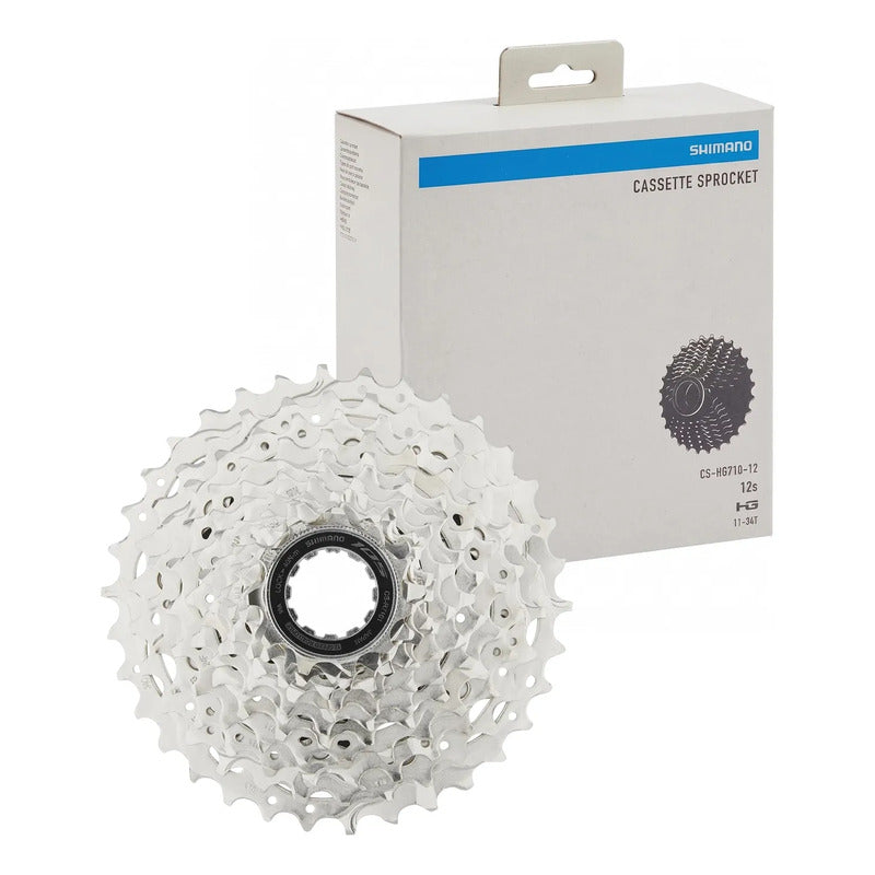 Piñon Cassette Shimano 105 12v Cs-hg710 11-34t Hg Original Plateado 11 34