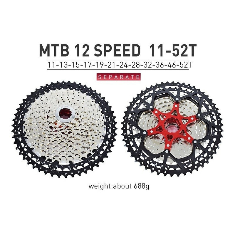 Piñon Cassette 12v 11-52 Light, Nucleo Shimano, Alta Calidad Mi tienda-Repuesto-de-bicicleta
