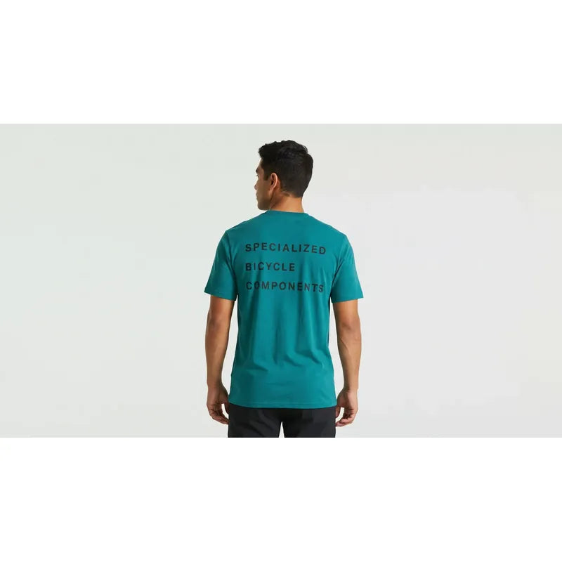 Polera Manga Corta Ciclismo Specialized Sbc Tee Unisex Tropical Teal M