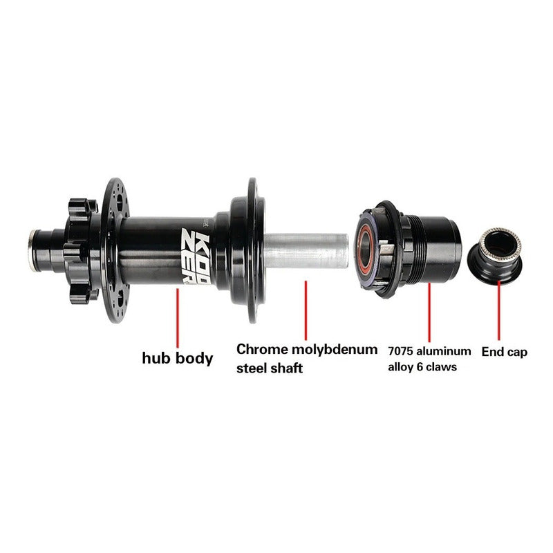 Maza Trasera Koozer Xm390 12x148mm Boost 32h Nucleo Xd Sram Mi tienda-Repuesto-de-bicicleta