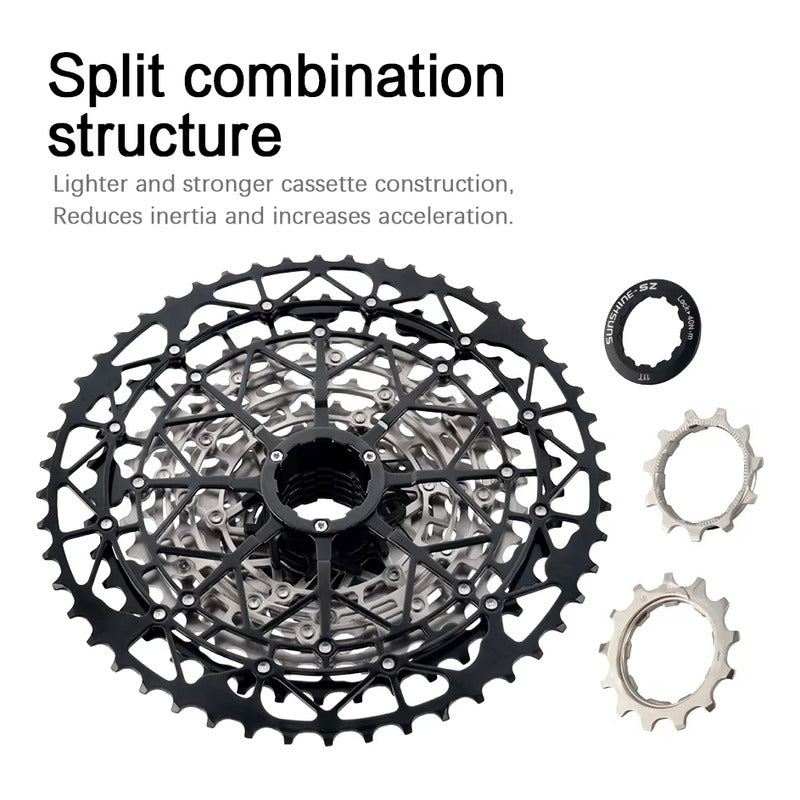 Piñon Cassette 12v 11-52 Nucleo Hg Shimano Ultra Light 1x12