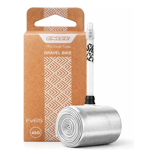 Camara Bicicleta Tpu Aro 700 30/50c Presta 65mm Ligera 45grs Presta Blanco