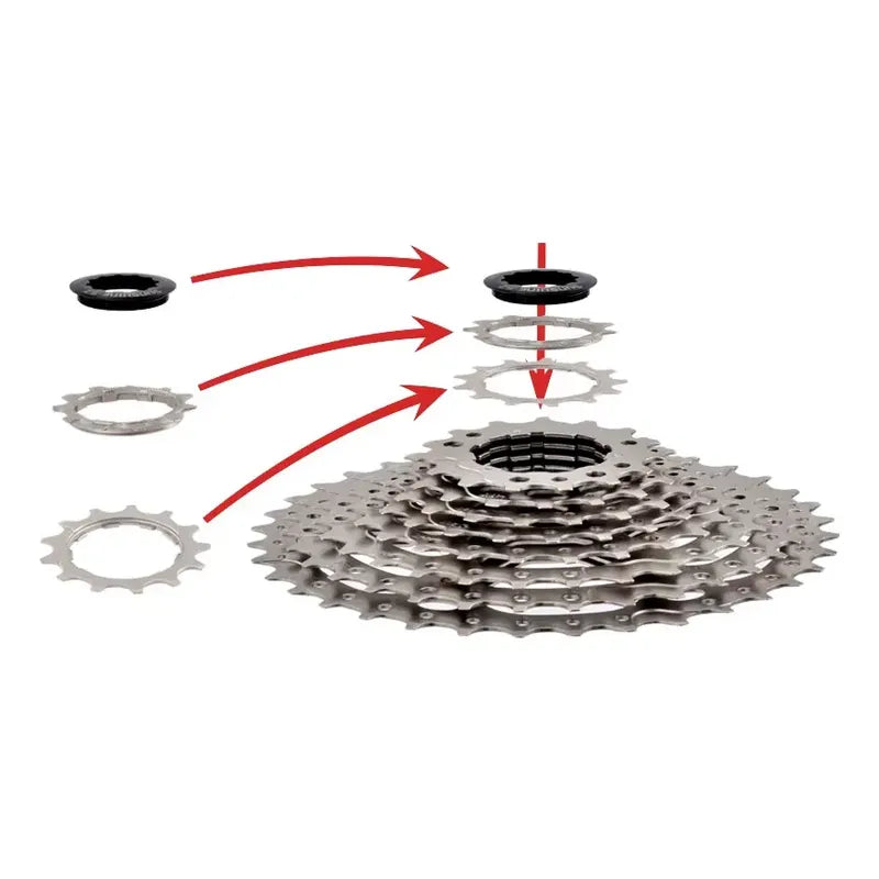 Piñon Cassette 12v 11-32 Para Nucleo Shimano Hg Mtb Ruta Plateado 11 32
