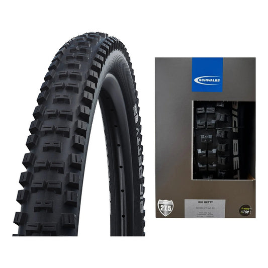 Neumatico 27.5x2.40 Schwalbe Bigbetty Dd Raceguard Tubeless Negro