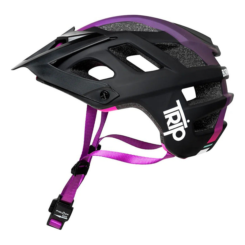 Casco Bicicleta Certificado Trip Mujer Fidlock Black Purple - Black Purple - S/m