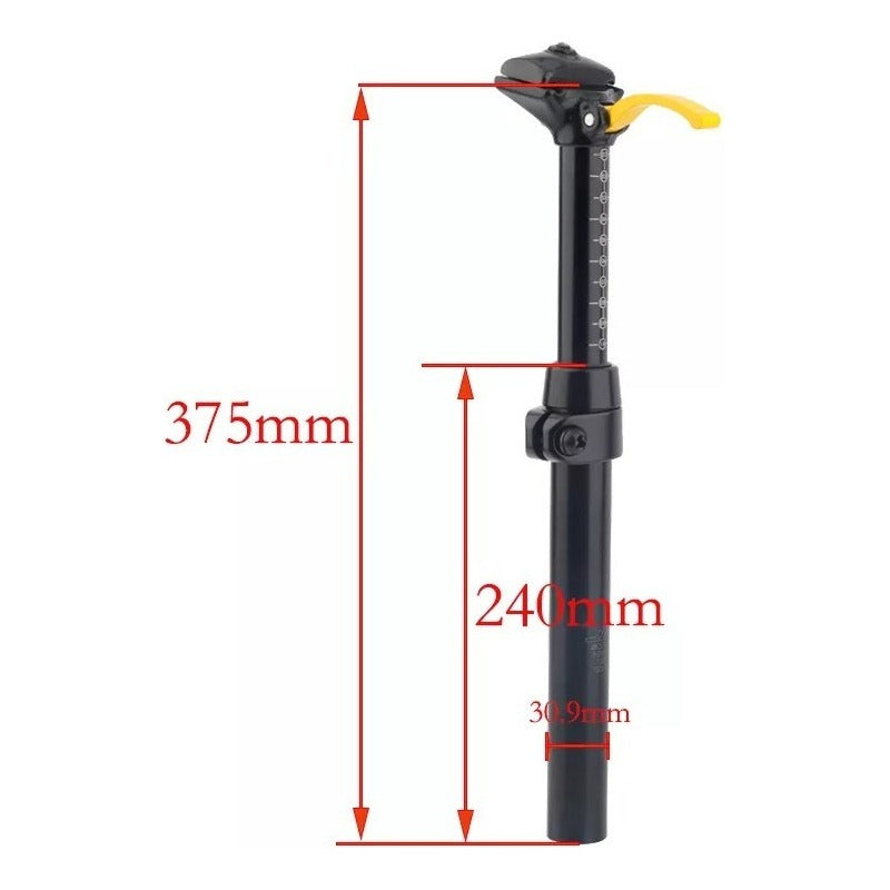 Tija Sillin Telescopica Retractil Dropper Manual 30.9 Y 31.6 Mi tienda-Repuesto-de-bicicleta