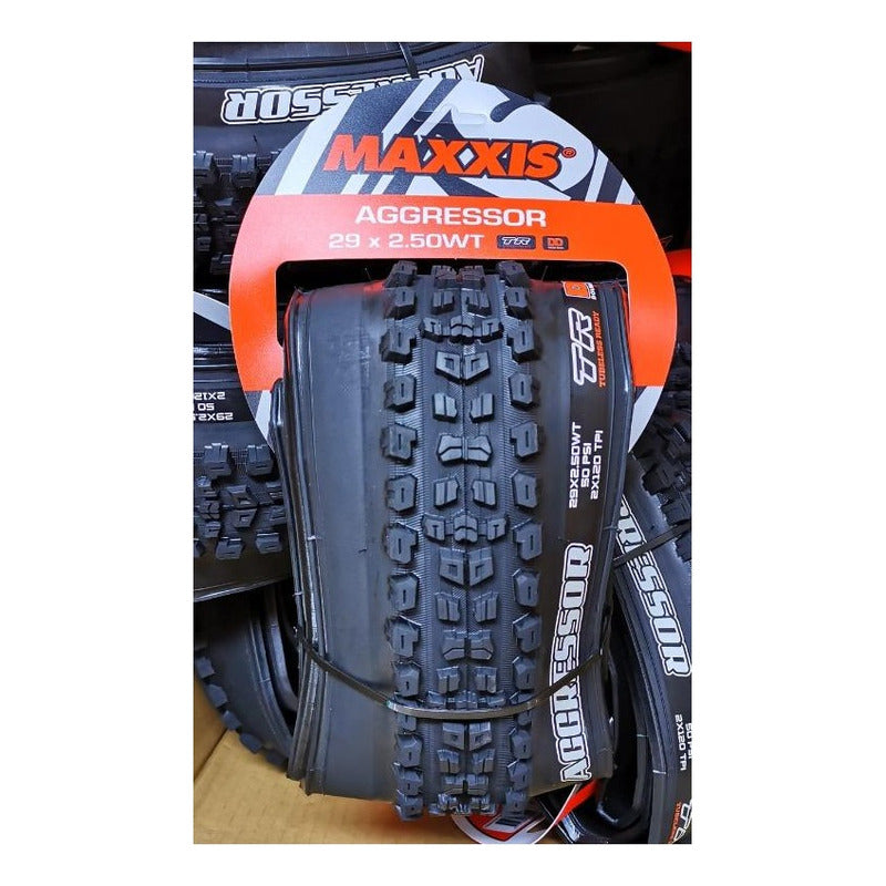 Neumatico Maxxis Aggressor 29 X 2.50 Wt Dd Kevlar Tubeless Mi tienda-Repuesto-de-bicicleta