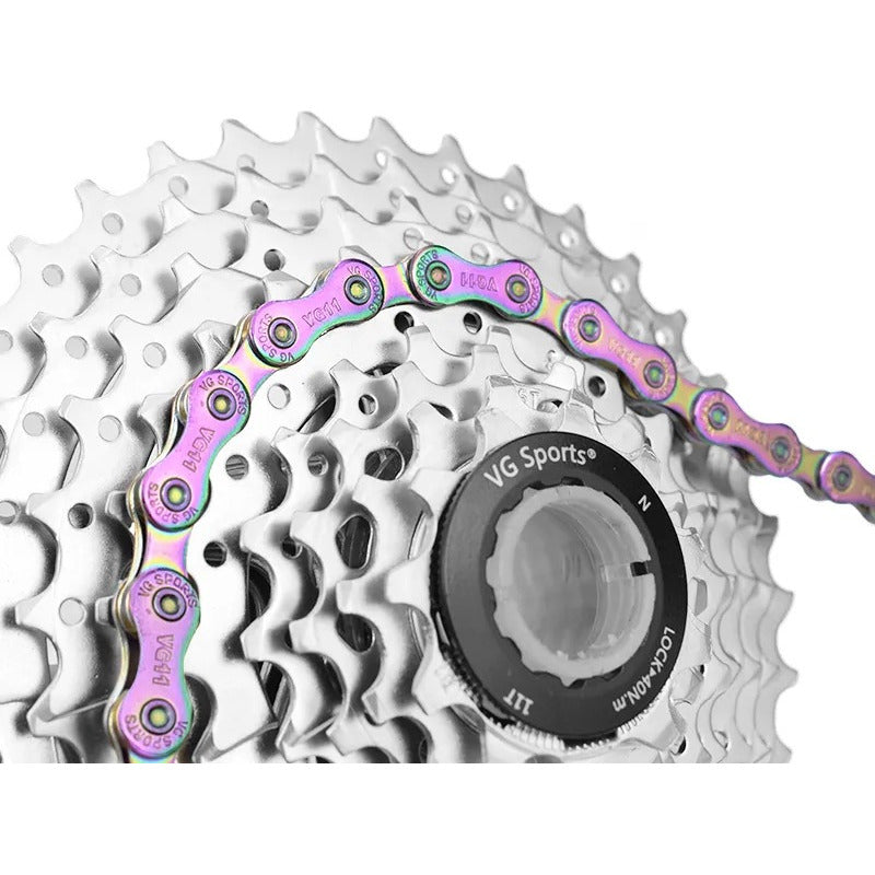 Cadena 11v Velocidades Multicolor Mtb Ruta Ultra Ligera Mi tienda-Repuesto-de-bicicleta