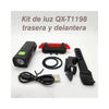 Pack Luz Led Delantera Y Trasera Bicicleta Usb Impermeable