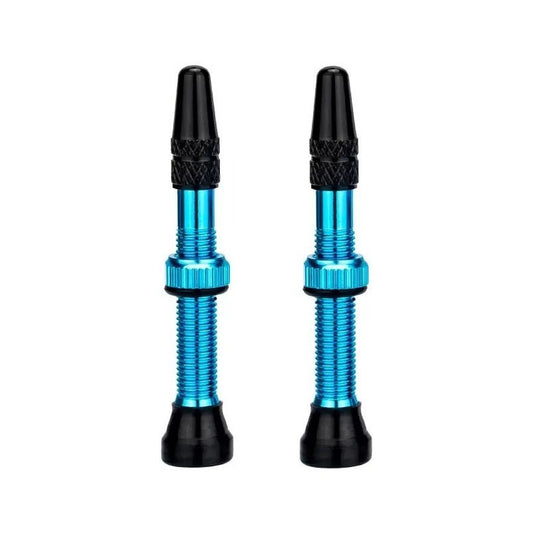 Set 2 Valvulas 40mm Cnc Francesa Presta Tubeless Colores Mi tienda-Repuesto-de-bicicleta